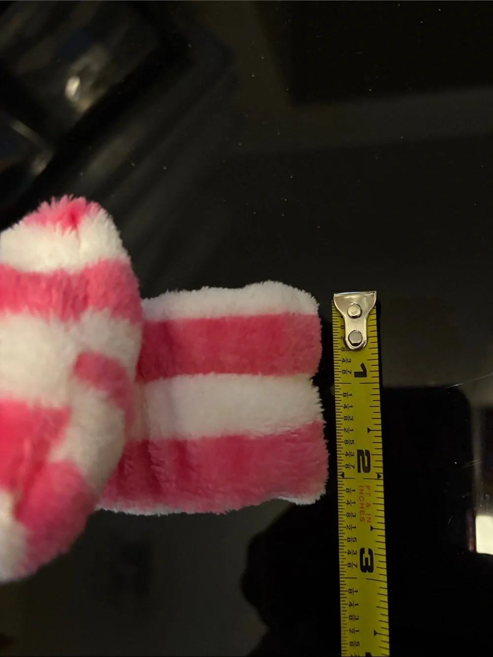 New set of 8 Multi-Colored Plush Bow Headbands.